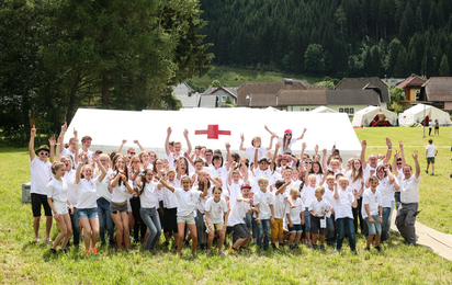 Gruppenfoto von den Jugendgruppen im Bundesland Salzburg