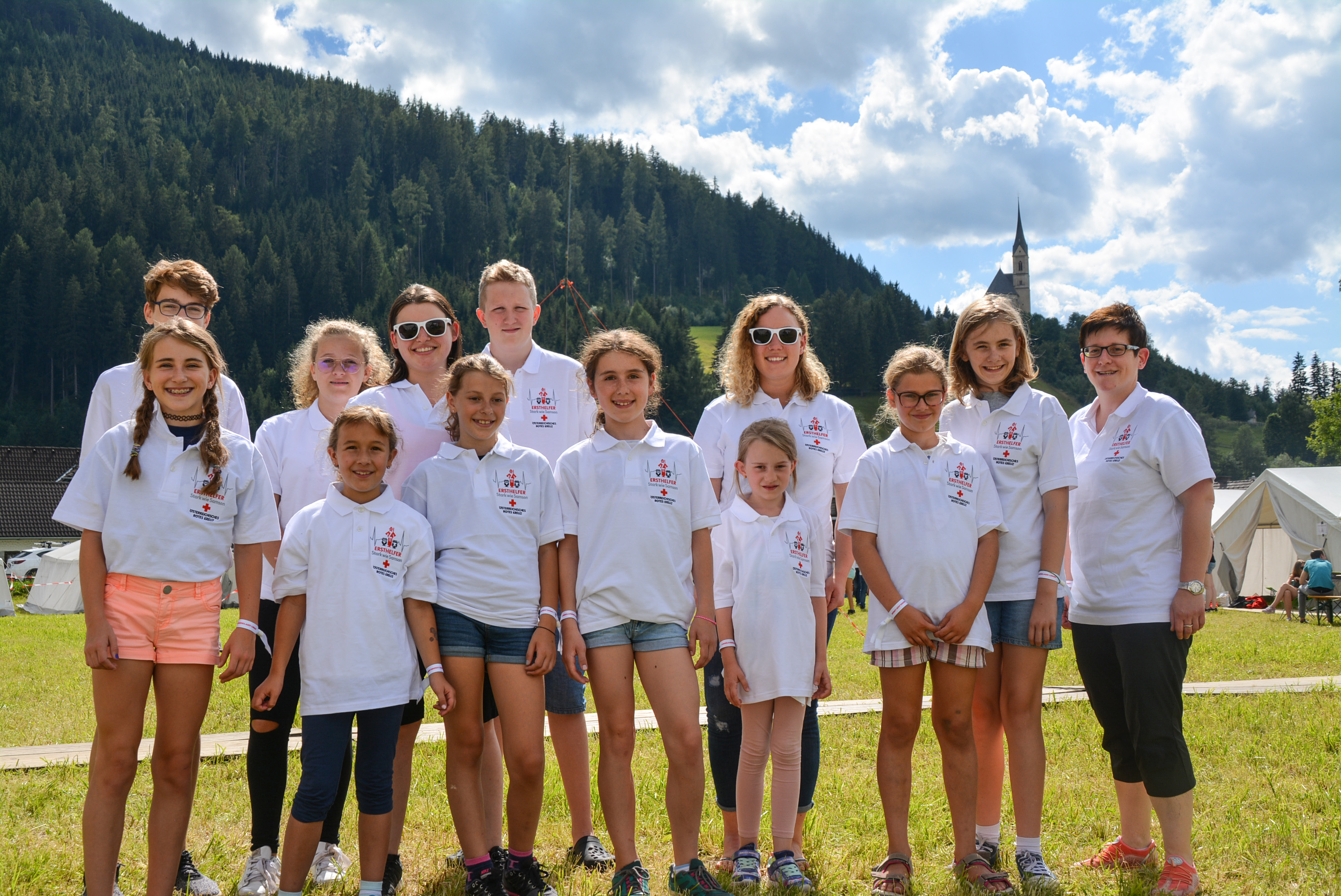 Gruppenfoto von der Jugendgruppe Mattsee