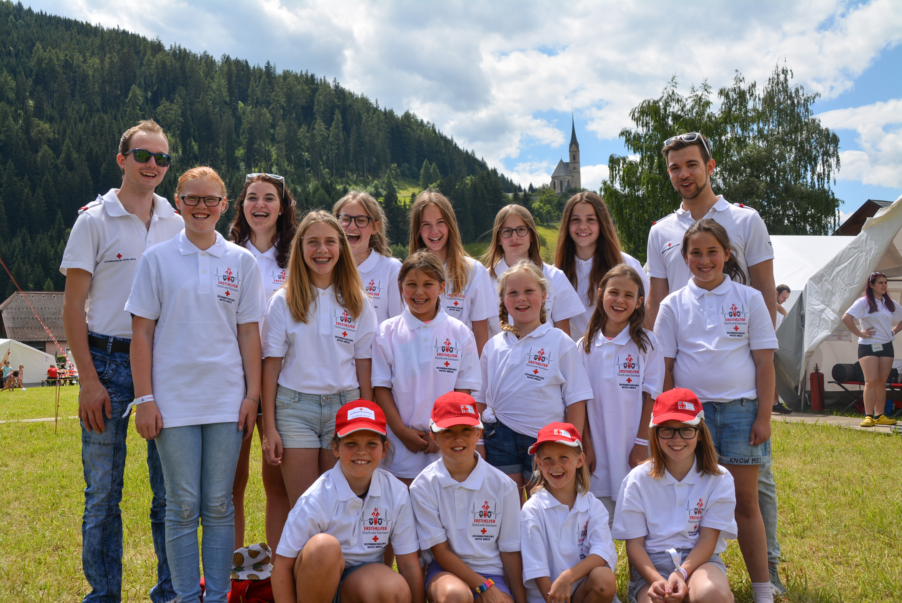 Gruppenfoto von der Jugendgruppe St. Michael